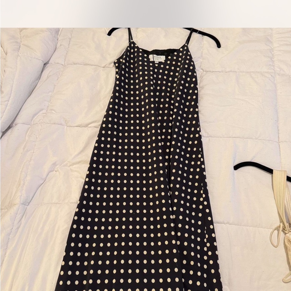 La Ligne Dress in Navy/white in size XXS with polka dots